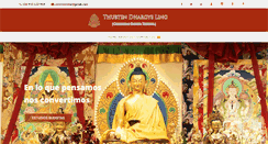 Desktop Screenshot of budismotibetanomadrid.org